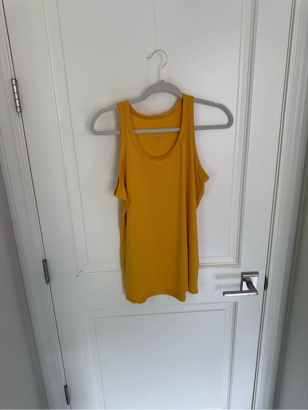 Patagonia Silkweight Capilene Yellow Papaya Tank Top Women’s MEDIUM New w/ Pull